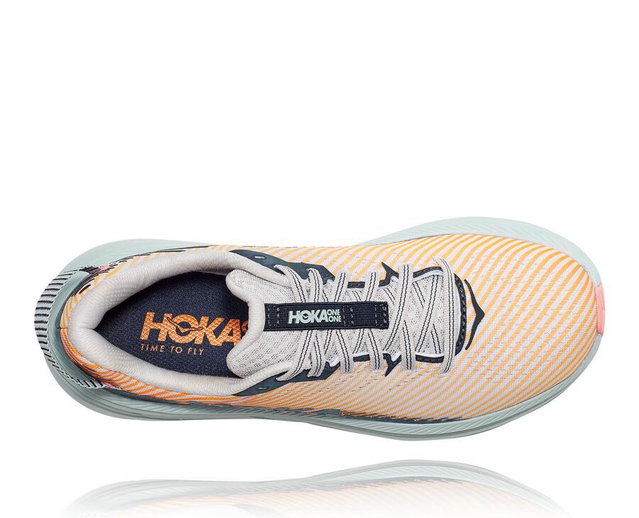 Hoka One One Running Shoes Womens Black/Beige - Rincon 2 - 97356QFGL